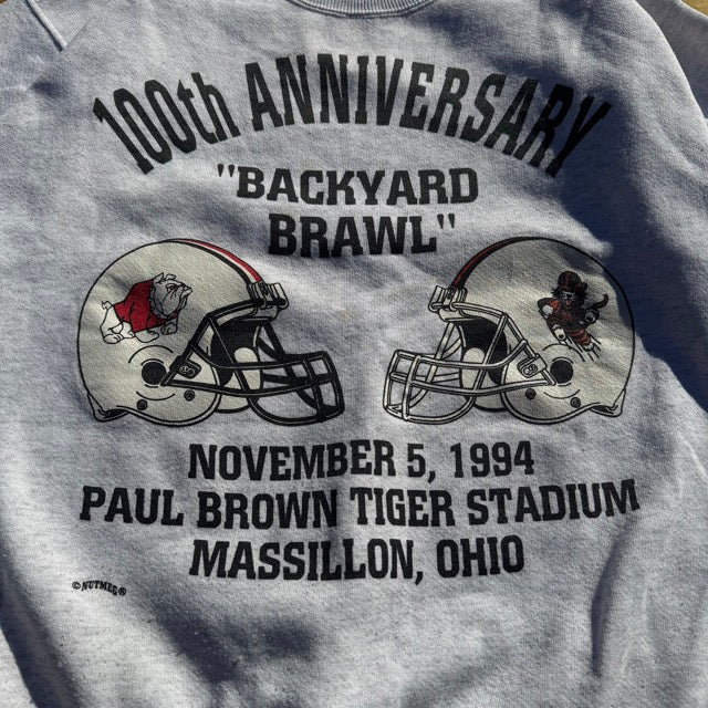 Vintage "100th Anniversary Backyard Brawl 1994" Sweatshirt - M