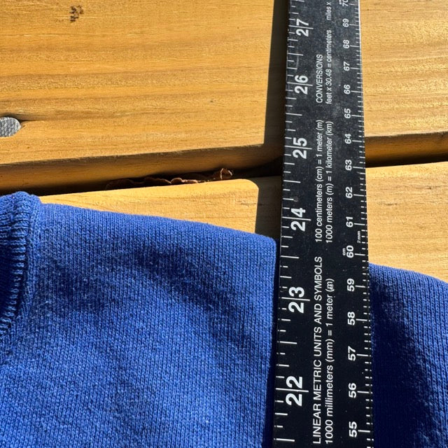 Vintage Blue Volleyball Crusaders Embroidered Sweatshirt - M