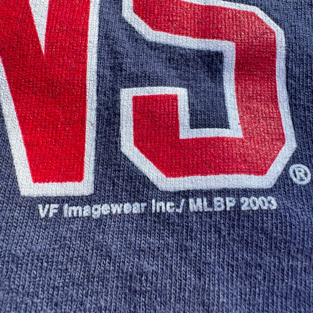 Vintage Cleveland Indians Spell Out T Shirt 2003 - L