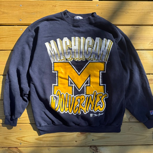 Vintage Michigan Wolverines Sweatshirt 90's - L