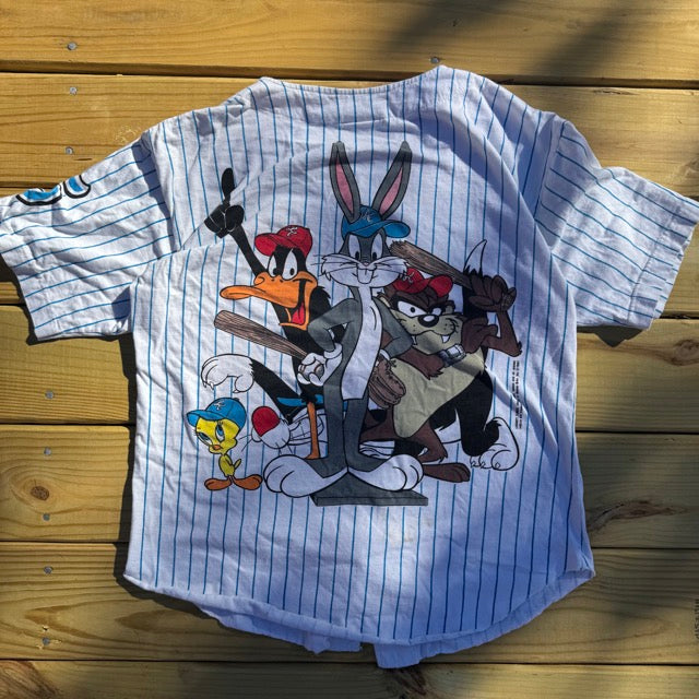 Vintage Looney Tunes Baseball Jersey 1992 - L