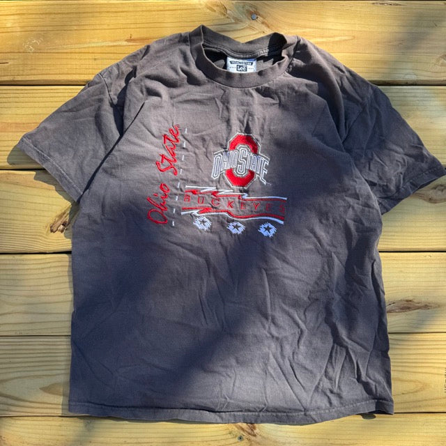 Vintage Ohio State Buckeyes Embroidered T Shirt - L