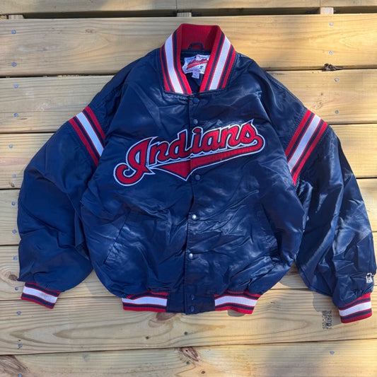 Vintage Indians Diamond Collection Starter Jacket - L