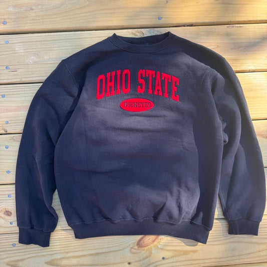 Ohio State Pullover Sweatshirt With Embroidered Spellout - XL