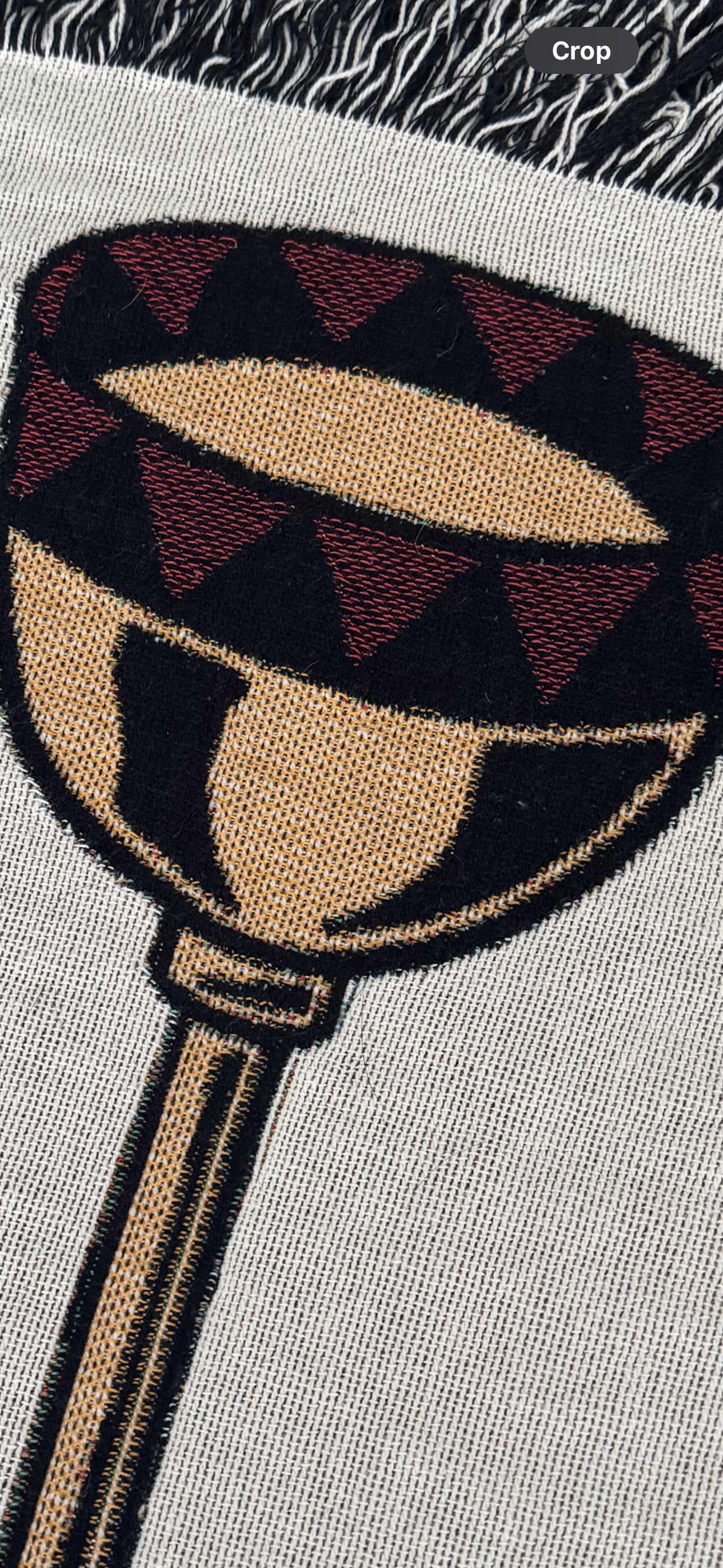 Simple Tattoo Art Woven Blanket