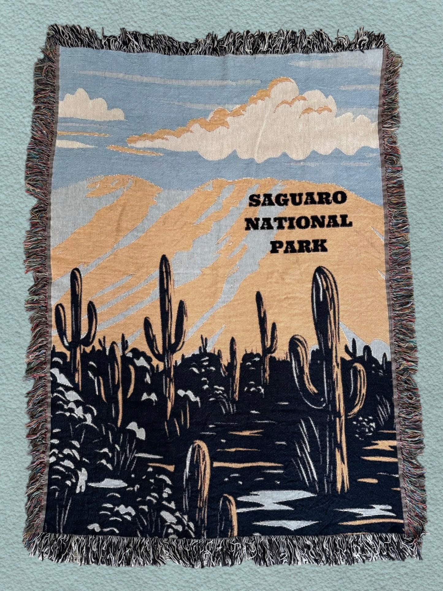Saguaro National Park Woven Blanket