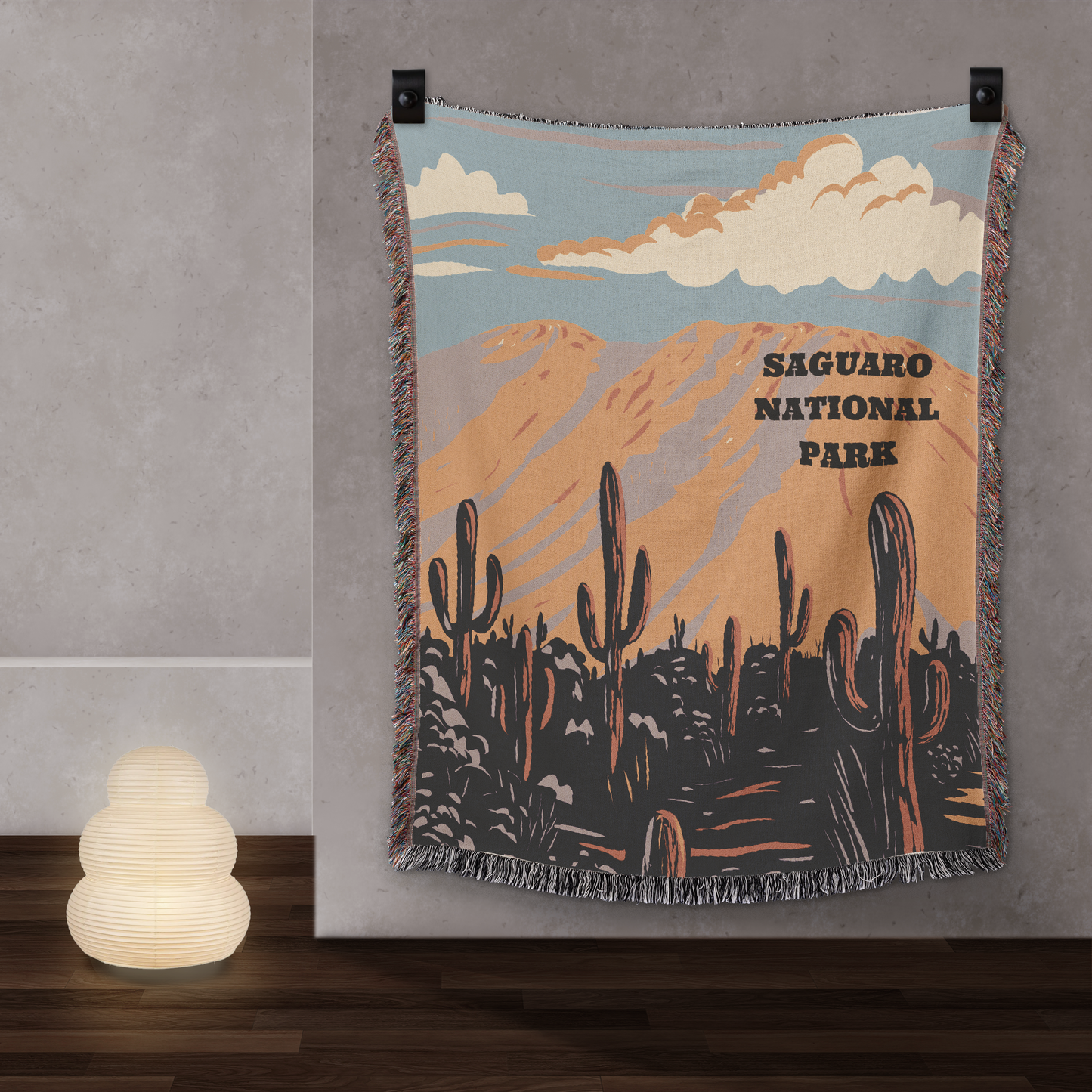 Saguaro National Park Woven Blanket