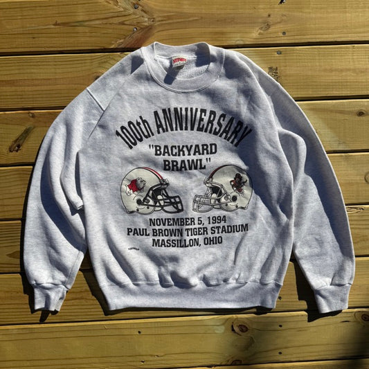 Vintage "100th Anniversary Backyard Brawl 1994" Sweatshirt - M