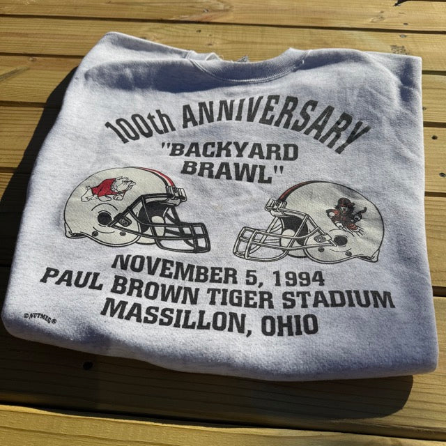 Vintage "100th Anniversary Backyard Brawl 1994" Sweatshirt - M