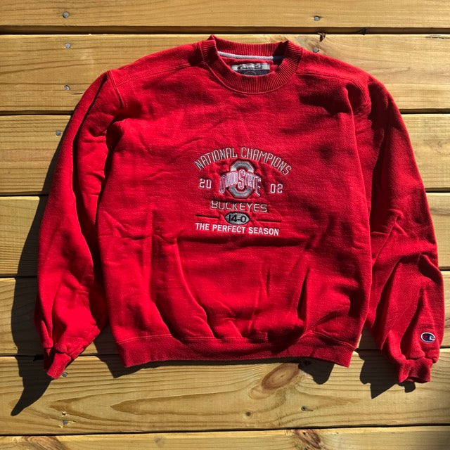 Vintage Ohio State 2002 Embroidered Sweatshirt - Women's S