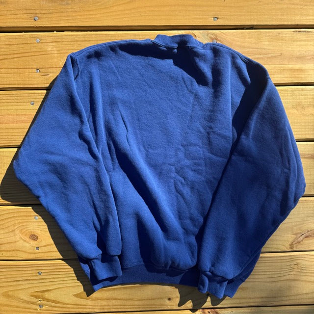 Vintage Blue Volleyball Crusaders Embroidered Sweatshirt - M