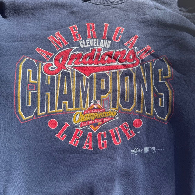 Vintage Cleveland Indians Sweatshirt "Champions 1997" - XL