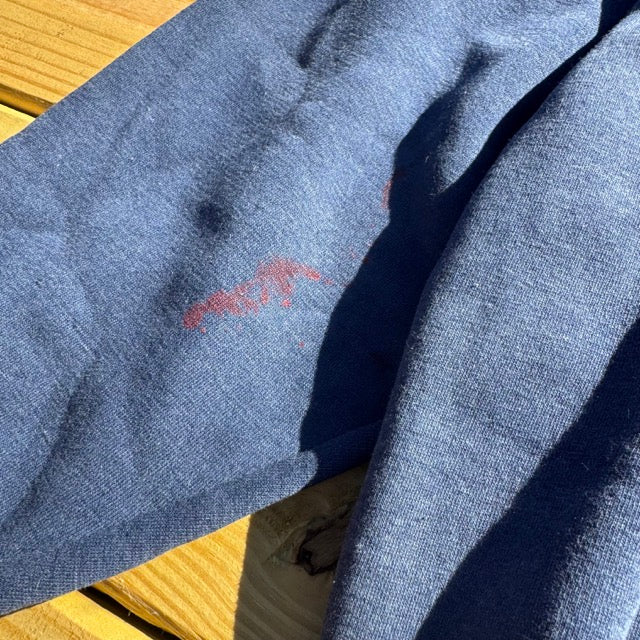 Vintage THRASHED Cleveland Indians Sweatshirt Embroidered - L