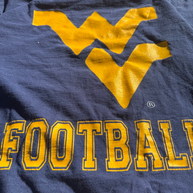 Vintage West Virginia Football T Shirt - L