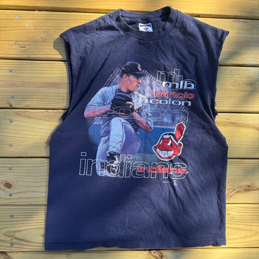 Vintage Bartolo Colon Cut Off T Shirt 1999 - L