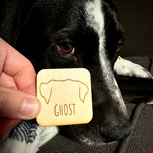 Personalized Pet Ear Fridge Magnet