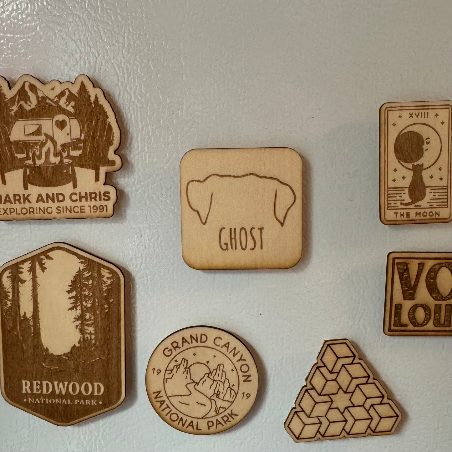 Personalized Pet Ear Fridge Magnet